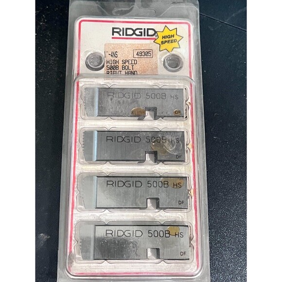 RIDGID 1" - 4NS Alloy Steel Universal Bolt Dies 49305 - Picture 1 of 3